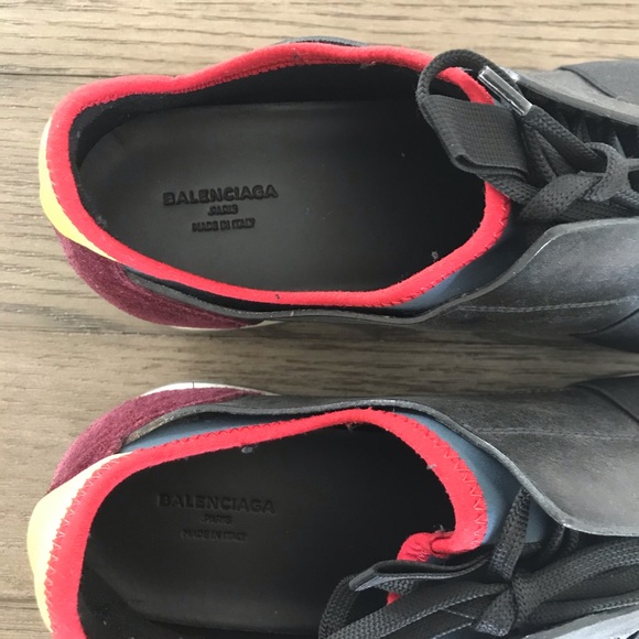 green balenciaga race runners